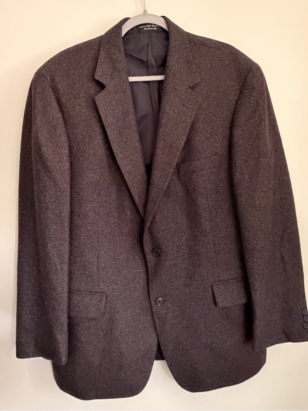 CHERESKIN 100% Italian Camel Hair Tweed Sport Coat Blazer - Size 44R - Brown